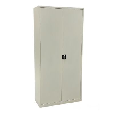 Stahl- und Flügeltürenschrank Classic 92 x 42 cm in RAL9003 signalweiß