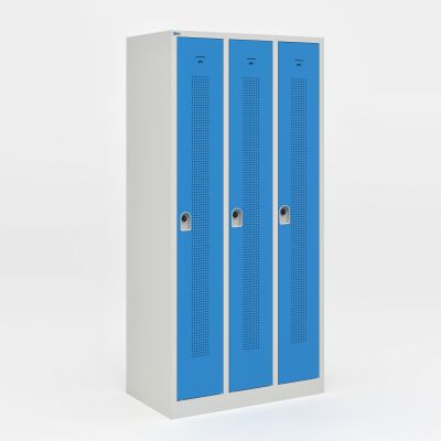 Design-Reihenspind ST118 mit Trennwand RAL5015