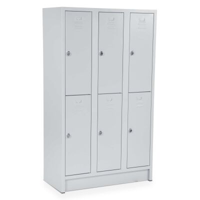 Mehrzweck- und Fächerschrank ST105 mit 6 Fächer in lichtgrau