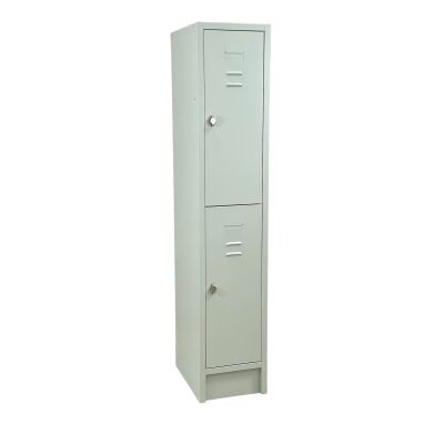 Mehrzweck- und Fächerschrank ST35 mit 2 Fächer in lichtgrau