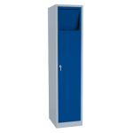 Wäschesammelschrank ST40 mit Tür in RAL5010 (enzianblau)