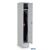 Reihen- und Garderobenschrank mit 30 cm Breite und 1 Abteil in RAL7035 (lichtgrau)