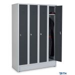 Reihen- und Garderobenschrank mit 120 cm Breite und 4...