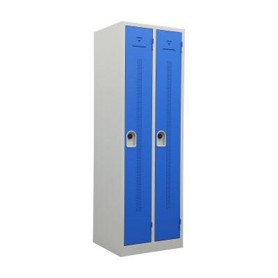 Design-Reihenspind ST80 mit Trennwand RAL5015