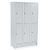 Garderoben- und Fächerschrank 90 cm Breite mit 6 Fächer in lichtgrau
