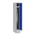 Reihen- und Garderobenschrank mit 40 cm Breite und 1 Abteil mit Türen in RAL5010 (enzianblau)