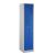 Garderoben Z-Spind 41 cm Breite mit Türen in enzianblau RAL5010