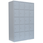 Schließ- und Fächerschrank mit 120 cm Breite...