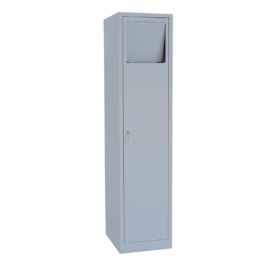Wäschesammelschrank ST40 mit Tür in RAL7035 (lichtgrau)
