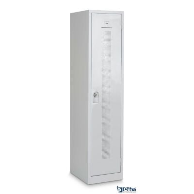 Design-Reihenspind ST41 mit Trennwand RAL7035