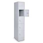 Schließ- und Fächerschrank mit 35 cm Breite...