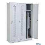 Design-Reihenspind ST118 mit Trennwand RAL7035