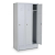 Reihen- und Garderobenschrank mit 120 cm Breite und 3 Abteil in RAL7035