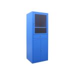 Computerschrank 65 cm Breite mit Korpus in RAL5010...