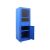 Computerschrank 65 cm Breite mit Korpus in RAL5010 (enzianblau)