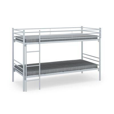 Etagenbett 200 x 90 cm in RAL9006 (weißaluminium)