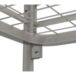 Etagenbett 200 x 90 cm in RAL9006 (weißaluminium)