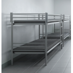 Etagenbett 200 x 90 cm in RAL9006 (weißaluminium)