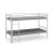 Etagenbett 200 x 90 cm in RAL9006 (weißaluminium)