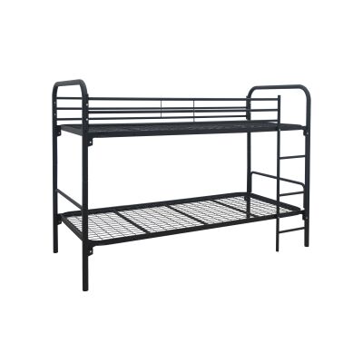 Etagenbett 190 x 90 cm in RAL9005 (tiefschwarz)