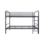 Etagenbett 190 x 90 cm in RAL9005 (tiefschwarz)