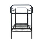 Etagenbett 190 x 90 cm in RAL9005 (tiefschwarz)