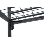 Etagenbett 190 x 90 cm in RAL9005 (tiefschwarz)