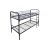 Etagenbett 190 x 90 cm in RAL9005 (tiefschwarz)