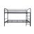 Etagenbett 190 x 90 cm in RAL9005 (tiefschwarz)