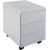 Design-Rollcontainer ST390 mit 3 Schüben in lichtgrau (RAL7035)