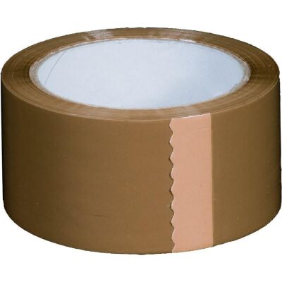 0,01Eur/m PP-Packband 50mm x 66m Braun