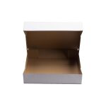 Klappdeckelkarton weiß, Mini 300x240x60 mm