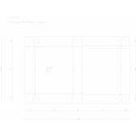 Klappdeckelkarton weiß, Mini 300x240x60 mm