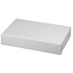 Klappdeckelkarton weiß, Mittel 510x310x100 mm