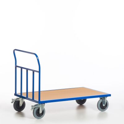 Rollcart Rohr-Stirnrandwagen 02-6006, Ladefläche 1000x600 mm, Tragkraft: 600 kg, blau