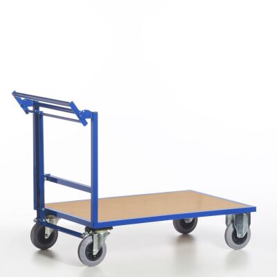 Rollcart Schiebebügelwagen mit Totmannbremse - Ladefläche LxB: 1000x700mm
- Außenmaß LxB: 1260x700mm
- Tragkraft: 600kg