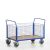 Rollcart Gitter-Vierwandwagen 02-6115, Ladefläche 850x470mm, Tragkraft: 500 kg, blau