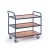 Rollcart 3 Etagen Tischwagen 08-7436, Ladefläche 990x590mm, Tragkraft 300 kg, blau