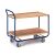 Rollcart 2 Etagen, 20 mm RH Tischwagen 06-7026, Ladefläche 1000x575mm, Tragkraft 150 kg, blau