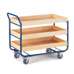 Rollcart 3 Etagen, 80 mm RH Tischwagen 06-7136,...