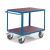 Rollcart Tischwagen 1200 kg - Ladefläche LxB: 1000x700/2mm
- Außenmaß LxB: 1150x700mm
- Tragkraft: 1200kg
