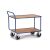 Rollcart 2 Etagen, schwerer Tischwagen 08-7215, Ladefläche 800x500mm, Tragkraft 500 kg, blau