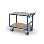 Rollcart Tischwagen mit Totmannbremse - Ladefläche...