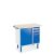 Rollcart Werkbank 07-4375,  6 Schubladen, 1 Stahlschrank, Ladefläche: 1000x600mm, Tragkraft: 400kg