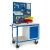 Rollcart Werkstattwagen 07-4306L2S1, Stahlschrank und  2xLochplatten, 1xSchlitzplatte, Ladefläche: 1150x700mm, Tragkraft: 600kg