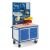 Rollcart Werkstattwagen 07-4307L2S1, Stahl-Schubladenschrank, 2xLochplatten, 1xSchlitzplatte, Ladefläche: 1150x700mm, Tragkraft: 600kg