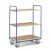 Rollcart Etagenwagen 3 Kästen 08-7245, Ladefläche 775x475mm, Tragkraft 250 kg, blau