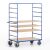 Rollcart hoher Etagenwagen 3 Böden, o. Wand,  08-7608, Ladefläche 1200x800mm, Tragkraft 600 kg, blau