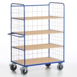 Rollcart hoher Etagenwagen 3 Böden, Gitter,...