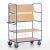 Rollcart Klapp-Etagenwagen mit Gitter  08-7817, Ladefläche 1000x800mm, Tragkraft 600 kg, blau